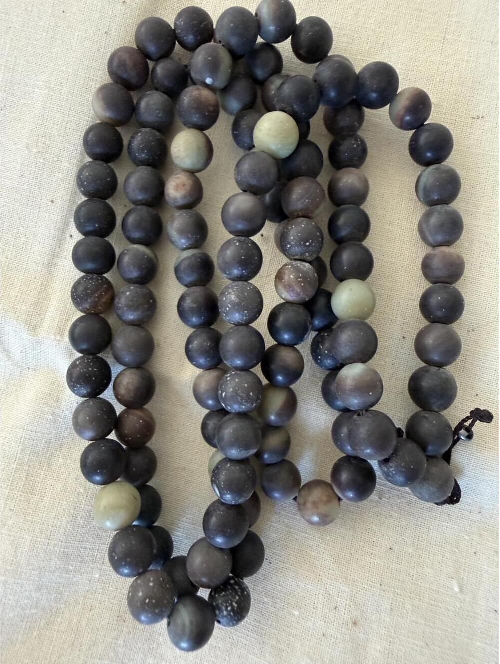 Large Matte Indian Agate Natural Stone Bead Lot